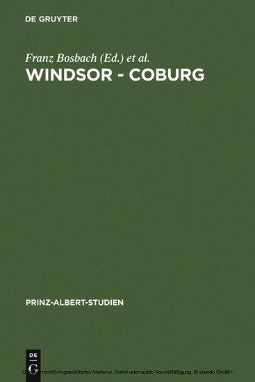 Windsor - Coburg / Windsor - Coburg main product photo