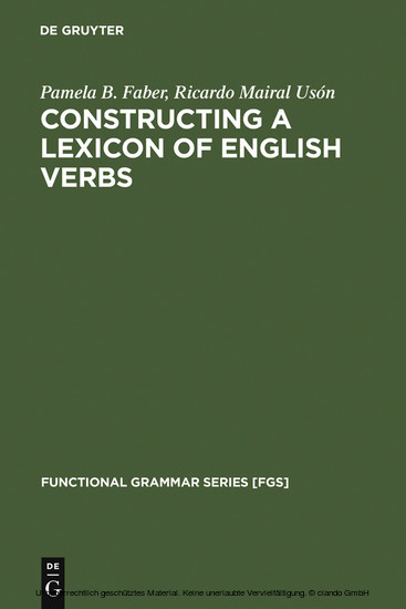 Constructing a Lexicon of English Verbs main product photo
