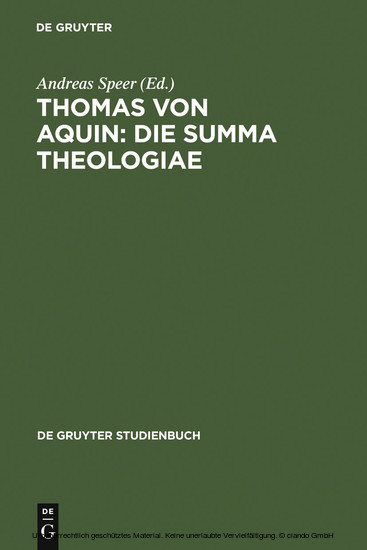 Thomas von Aquin: Die Summa theologiae main product photo
