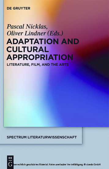 Adaptation and Cultural Appropriation main product photo