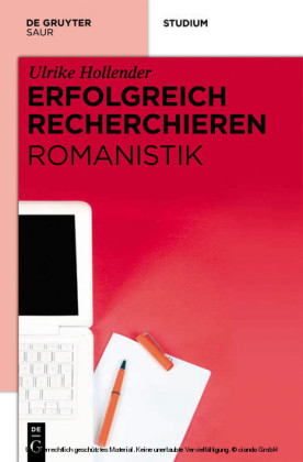 Erfolgreich recherchieren - Romanistik