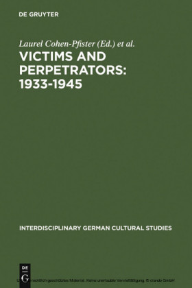 Victims and Perpetrators: 1933-1945