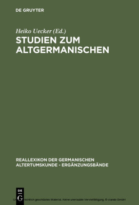 Studien zum Altgermanischen