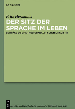Der Sitz der Sprache im Leben