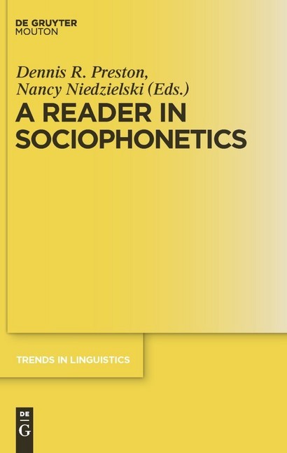 A Reader in Sociophonetics main product photo