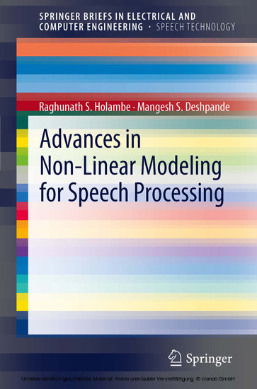 Advances in Non-Linear Modeling for Speech Processing main product photo