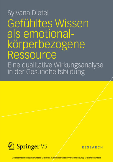 Gefühltes Wissen als emotional-körperbezogene Ressource main product photo