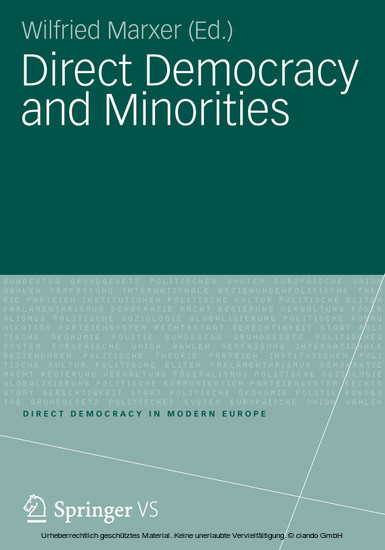 Direct Democracy and Minorities main product photo