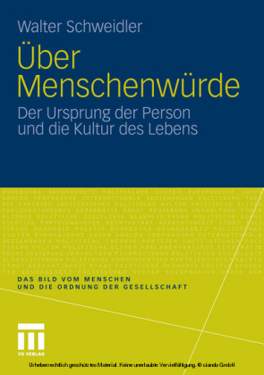 Über Menschenwürde