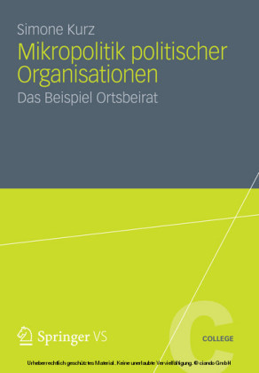 Mikropolitik politischer Organisationen