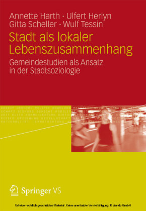 Stadt als lokaler Lebenszusammenhang