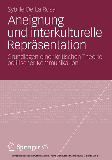 Aneignung und interkulturelle Repräsentation main product photo