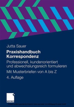 Praxishandbuch Korrespondenz