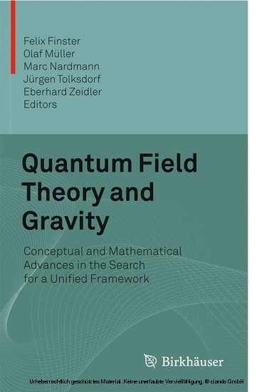 Quantum Field Theory and Gravity main product photo