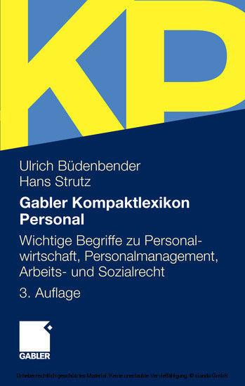 Gabler Kompaktlexikon Personal main product photo