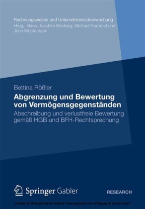 Abgrenzung und Bewertung von Vermögensgegenständen
