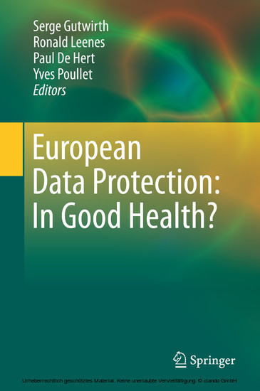 European Data Protection: In Good Health? main product photo