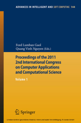 Proceedings of the 2011 2nd International Congress on Computer Applications and Computational Science