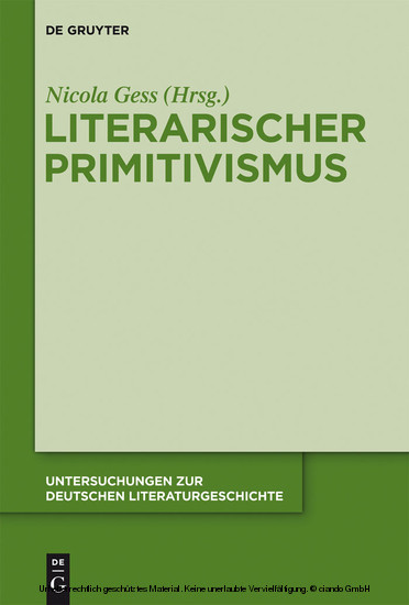 Literarischer Primitivismus main product photo