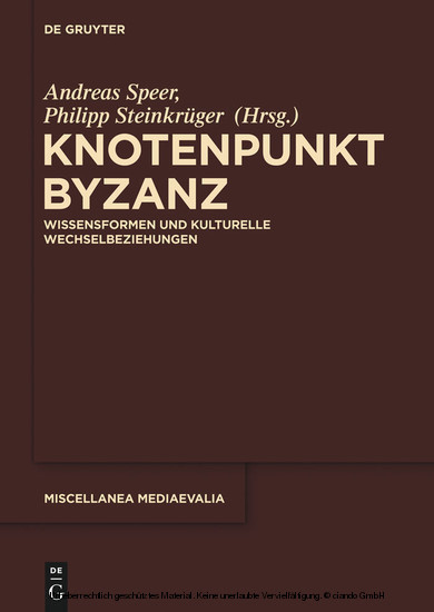 Knotenpunkt Byzanz main product photo