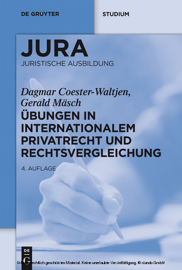 Übungen in Internationalem Privatrecht und Rechtsvergleichung main product photo