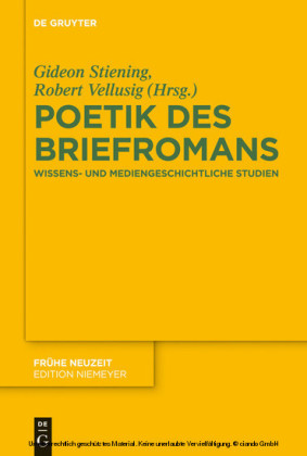 Poetik des Briefromans