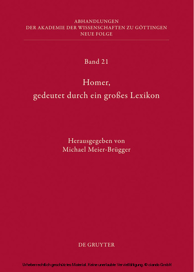 Homer, gedeutet durch ein großes Lexikon main product photo