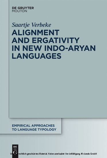 Alignment and Ergativity in New Indo-Aryan Languages main product photo