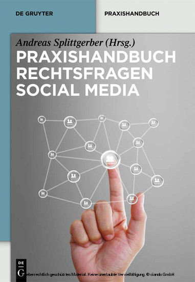 Praxishandbuch Rechtsfragen Social Media main product photo
