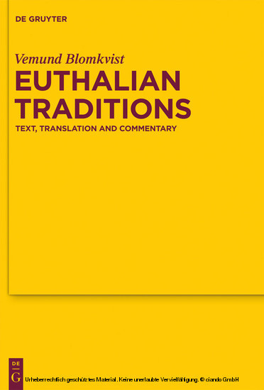 Euthalian Traditions main product photo
