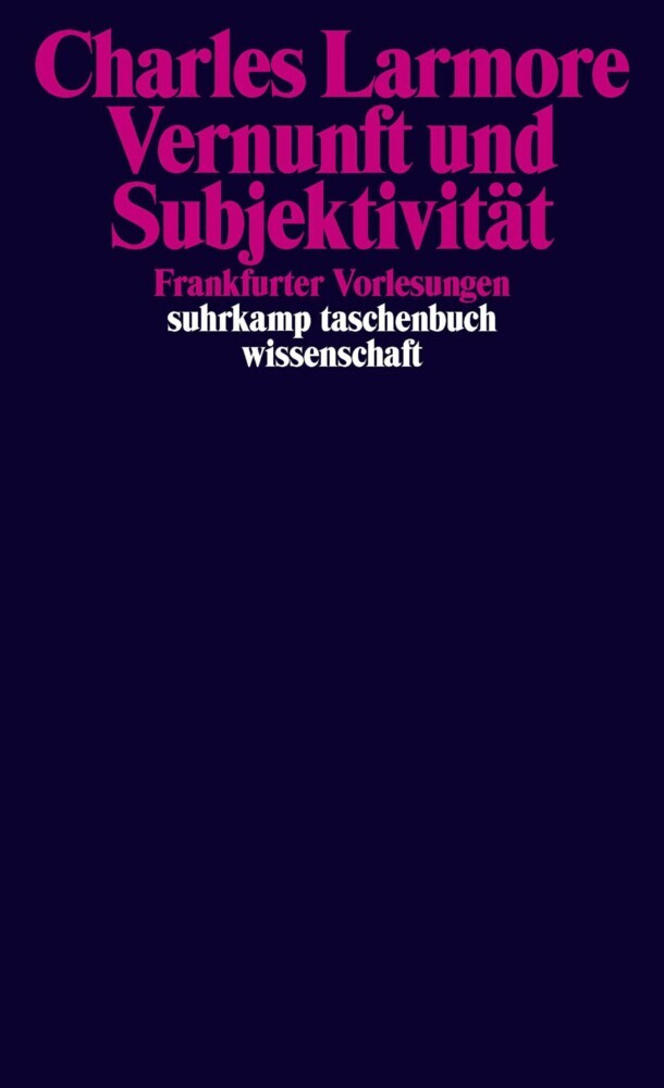 Vernunft und Subjektivität main product photo