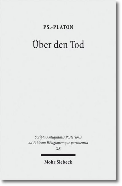 Ps.-Platon - Über den Tod main product photo