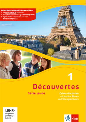 Découvertes. Série jaune (ab Klasse 6). Ausgabe ab 2012 - Cahier d'activités mit MP3-CD, Video-DVD und Übungssoftware. Bd.1
