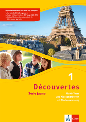 Découvertes. Série jaune (ab Klasse 6). Ausgabe ab 2012 - Fit für Tests und Klassenarbeiten, m. CD-ROM. Bd.1
