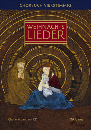Weihnachtslieder, Chorbuch vierstimmig, Chorleiterband und Audio-CD main product photo