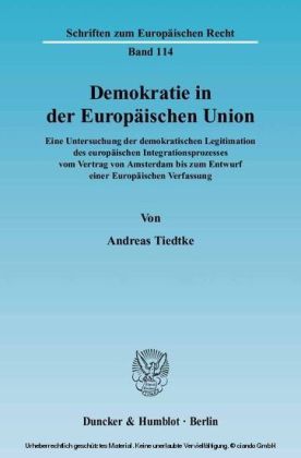 Demokratie in der Europäischen Union.