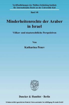 Minderheitenrechte der Araber in Israel.