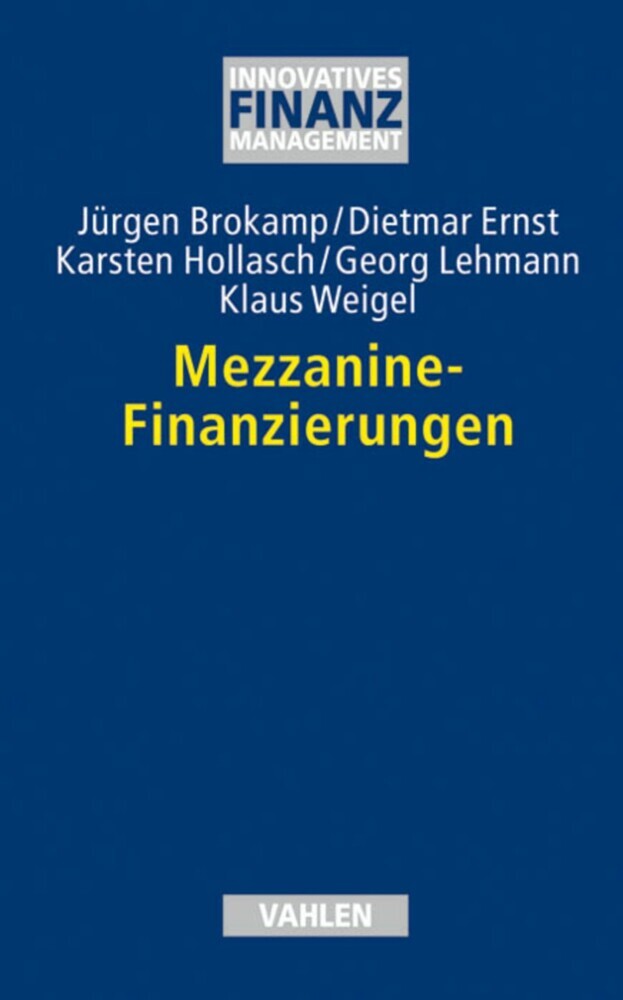 Mezzanine-Finanzierungen main product photo