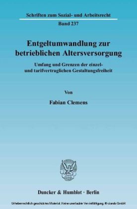 Entgeltumwandlung zur betrieblichen Altersversorgung.
