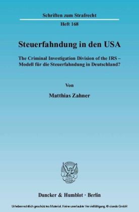 Steuerfahndung in den USA.