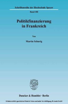 Politikfinanzierung in Frankreich.