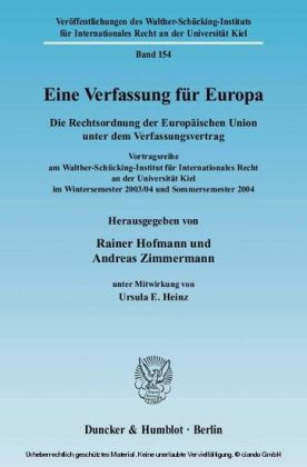 Eine Verfassung für Europa.