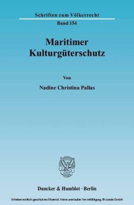 Maritimer Kulturgüterschutz.