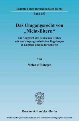 Das Umgangsrecht von "Nicht-Eltern".