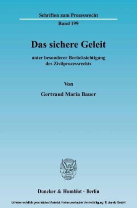 Das sichere Geleit