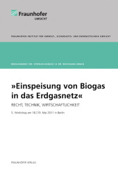 Einspeisung von Biogas in das Erdgasnetz.