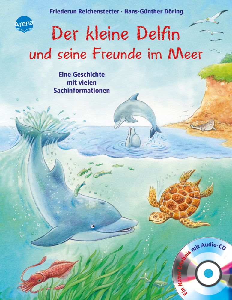 Der kleine Delfin und seine Freunde im Meer main product photo