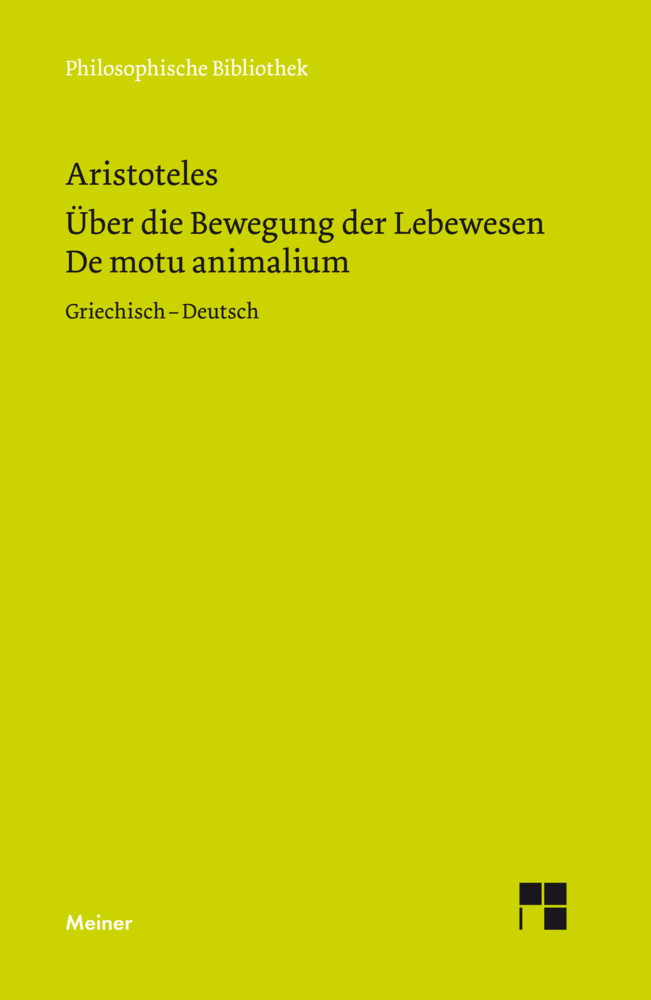 De motu animalium. Über die Bewegung der Lebewesen main product photo