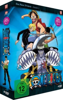 One Piece - Die TV Serie - Box 2.Vol.2,6 DVDs