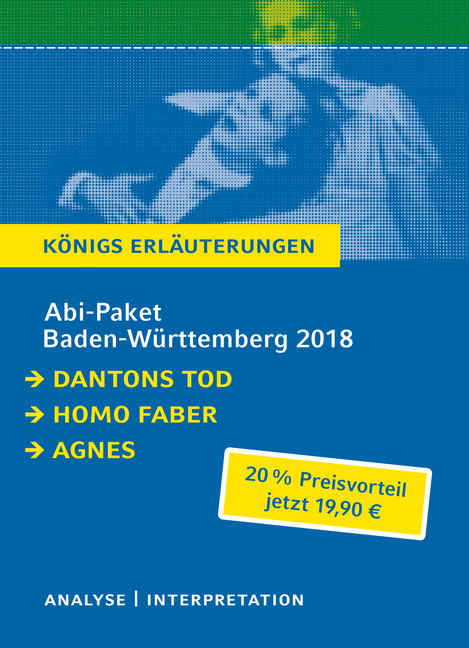 Abi-Paket Baden-Württemberg 2018: Dantons Tod / Homo faber / Agnes, 3 Bde. main product photo